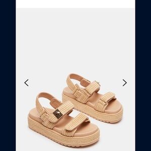 Steve Madden Bigmona Natural Raffia